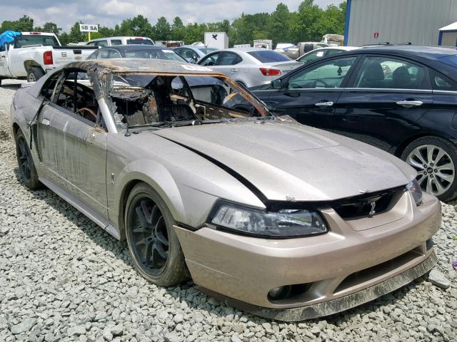 1FAFP42X2YF261314 - 2000 FORD MUSTANG GT TAN photo 1