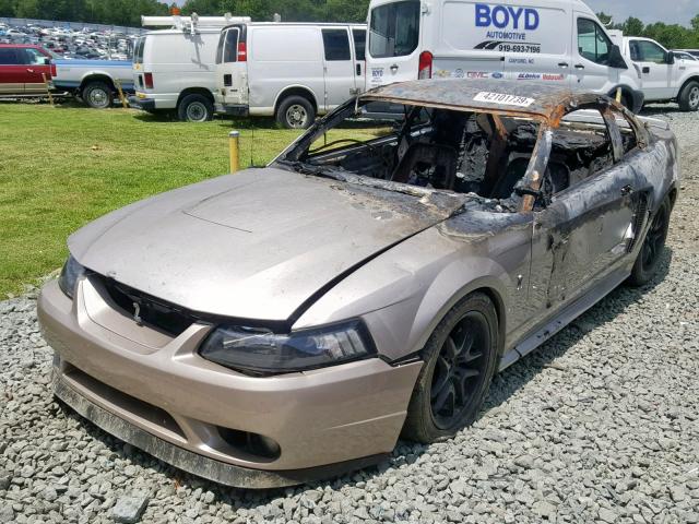 1FAFP42X2YF261314 - 2000 FORD MUSTANG GT TAN photo 2