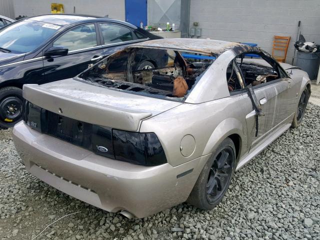 1FAFP42X2YF261314 - 2000 FORD MUSTANG GT TAN photo 4