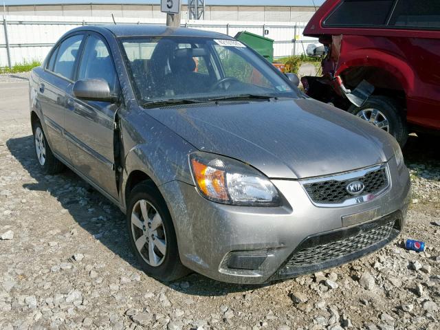 KNADH4A3XA6680432 - 2010 KIA RIO LX SILVER photo 1