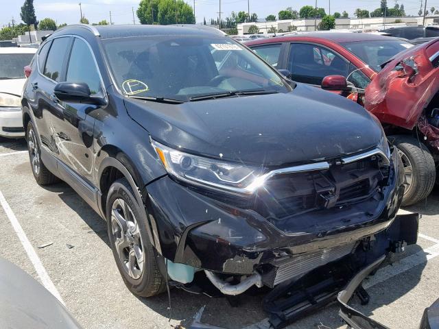 5J6RW1H83JA003518 - 2018 HONDA CR-V EXL BLACK photo 1