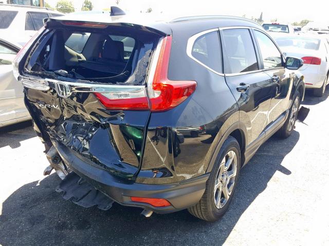 5J6RW1H83JA003518 - 2018 HONDA CR-V EXL BLACK photo 4