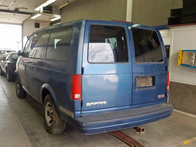 1GKDM19W2WB529812 - 1998 GMC SAFARI XT BLUE photo 3