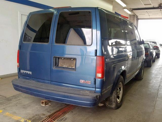 1GKDM19W2WB529812 - 1998 GMC SAFARI XT BLUE photo 4