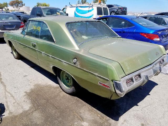 LH23G1E132245 - 1971 DODGE DART GREEN photo 3