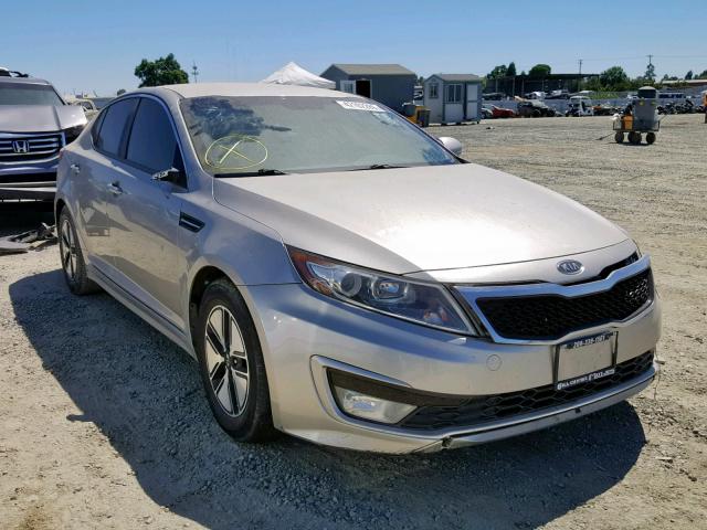 KNAGM4AD7B5006246 - 2011 KIA OPTIMA HYB SILVER photo 1