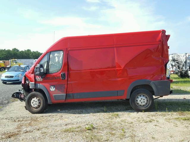3C6TRVBG9HE501862 - 2017 RAM PROMASTER 红色 照片 10