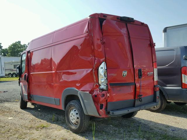 3C6TRVBG9HE501862 - 2017 RAM PROMASTER 红色 照片 3