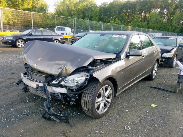 WDDHF2EB9BA367733 - 2011 MERCEDES-BENZ E 350 BLUE GRAY photo 2