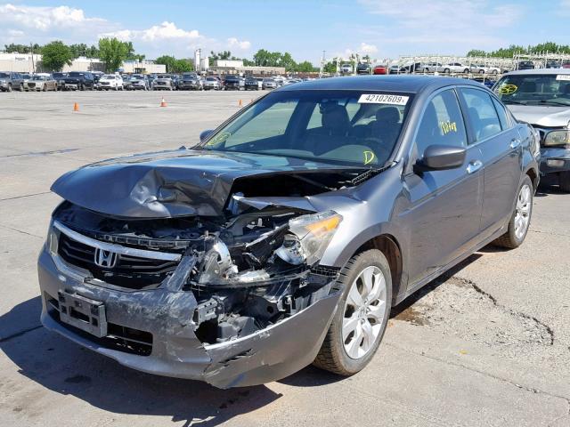 1HGCP36858A064677 - 2008 HONDA ACCORD EXL GRAY photo 2