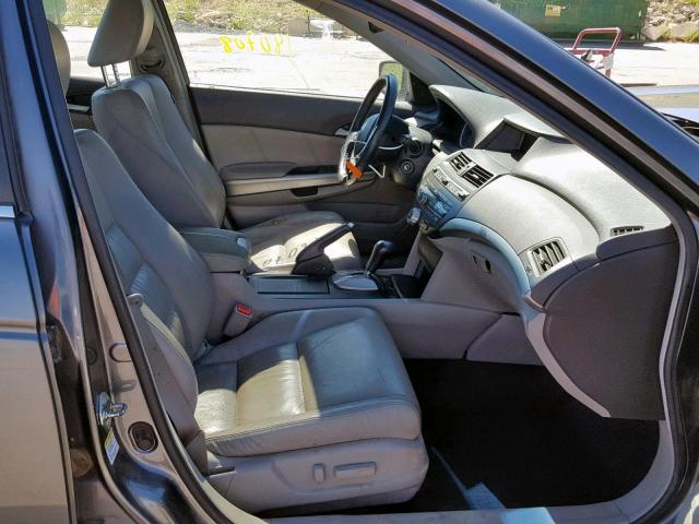 1HGCP36858A064677 - 2008 HONDA ACCORD EXL GRAY photo 5