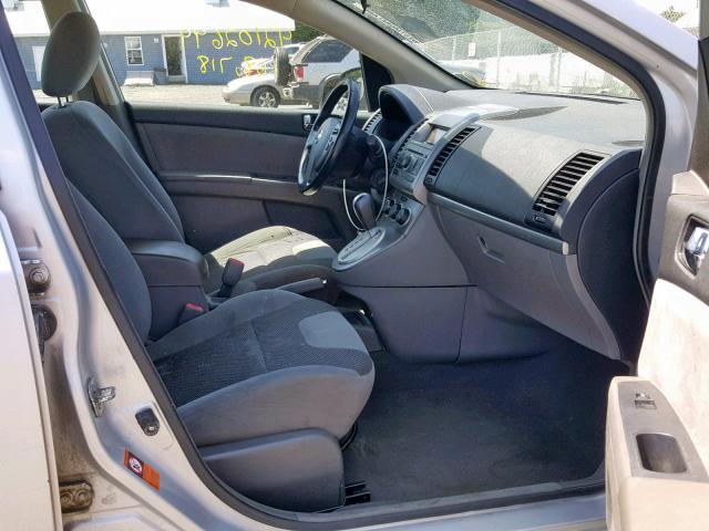 3N1AB61E57L676889 - 2007 NISSAN SENTRA 2.0 SILVER photo 5