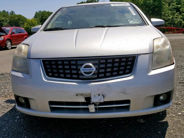 3N1AB61E57L676889 - 2007 NISSAN SENTRA 2.0 SILVER photo 9