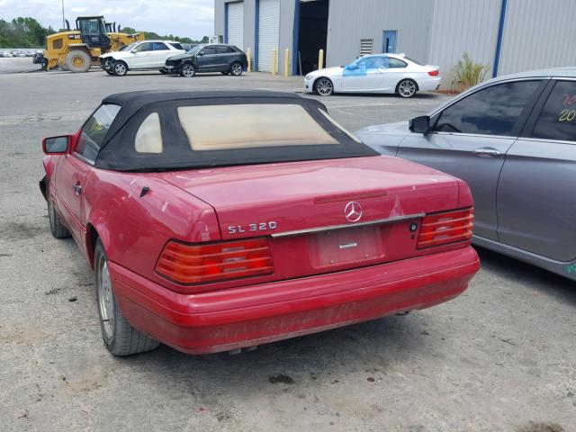 WDBFA63F3VF149130 - 1997 MERCEDES-BENZ SL 320 RED photo 3