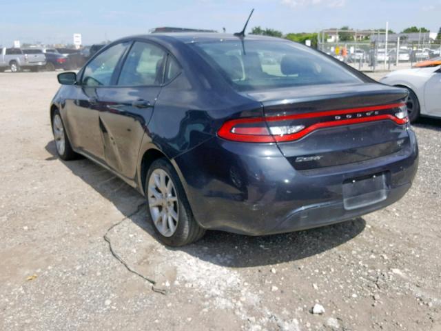 1C3CDFBA1DD270593 - 2013 DODGE DART SXT GRAY photo 3