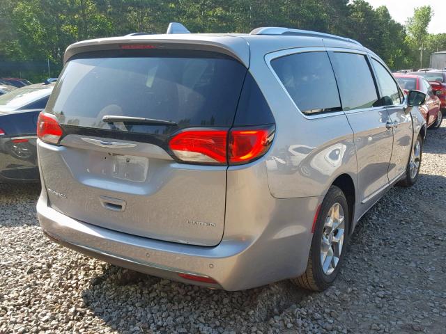 2C4RC1GG2JR170875 - 2018 CHRYSLER PACIFICA L SILVER photo 4