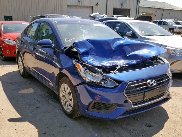 3KPC24A32JE030634 - 2018 HYUNDAI ACCENT SE BLUE photo 1