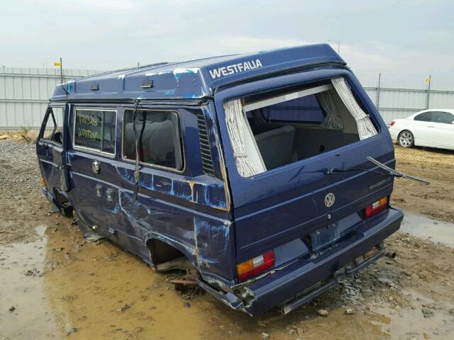 WV2ZB0257LH041159 - 1990 VOLKSWAGEN VANAGON CA PURPLE photo 3