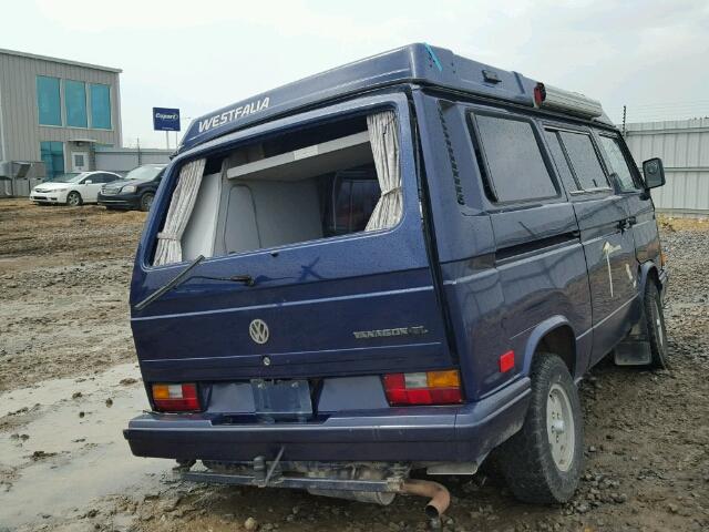 WV2ZB0257LH041159 - 1990 VOLKSWAGEN VANAGON CA PURPLE photo 4