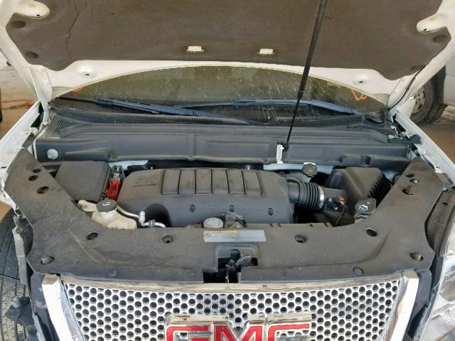 1GKKVTED1CJ279985 - 2012 GMC ACADIA DEN WHITE photo 7