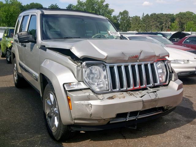 1J8GN58KX8W139945 - 2008 JEEP LIBERTY LI TAN photo 1