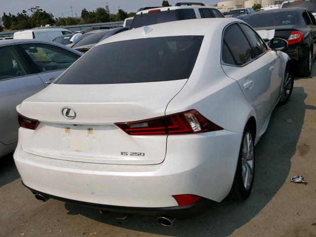 JTHBF1D21F5077737 - 2015 LEXUS IS 250 WHITE photo 4