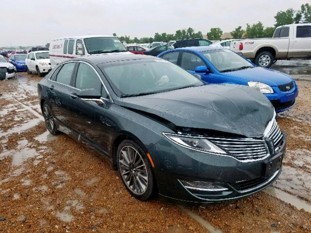 3LN6L2LU7GR604100 - 2016 LINCOLN MKZ HYBRID GRAY photo 1