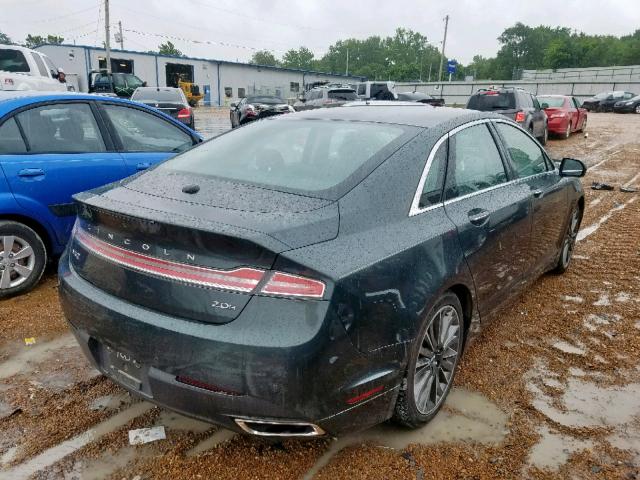 3LN6L2LU7GR604100 - 2016 LINCOLN MKZ HYBRID GRAY photo 4