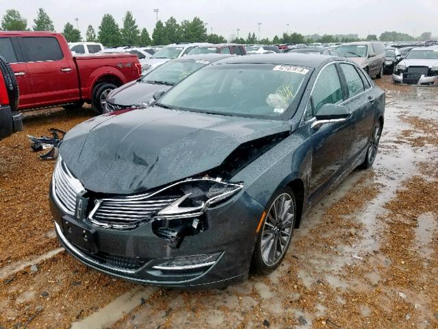 3LN6L2LU7GR604100 - 2016 LINCOLN MKZ HYBRID GRAY photo 9