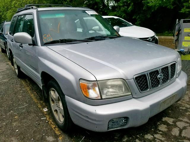 JF1SF65662H751492 - 2002 SUBARU FORESTER S SILVER photo 1
