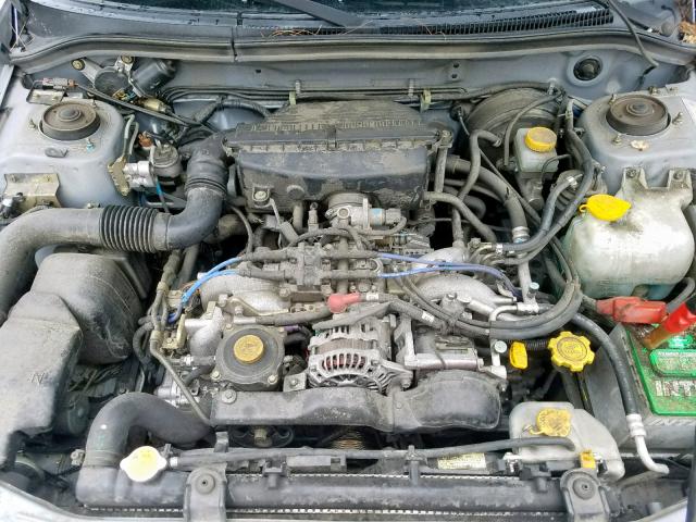 JF1SF65662H751492 - 2002 SUBARU FORESTER S SILVER photo 7