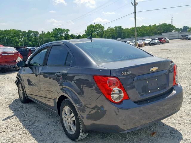 1G1JA5SH7C4201434 - 2012 CHEVROLET SONIC LS CHARCOAL photo 3