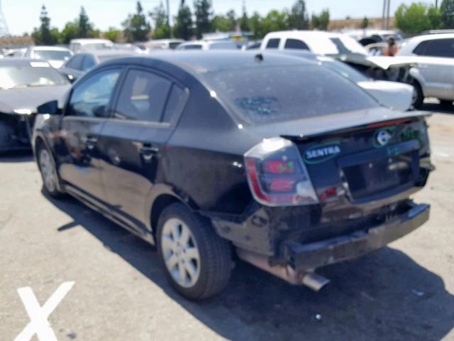 3N1AB6AP9BL638060 - 2011 NISSAN SENTRA 2.0 BLACK photo 3