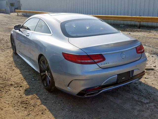 WDDXJ8FB2GA011420 - 2016 MERCEDES-BENZ S 550 BLUE photo 3