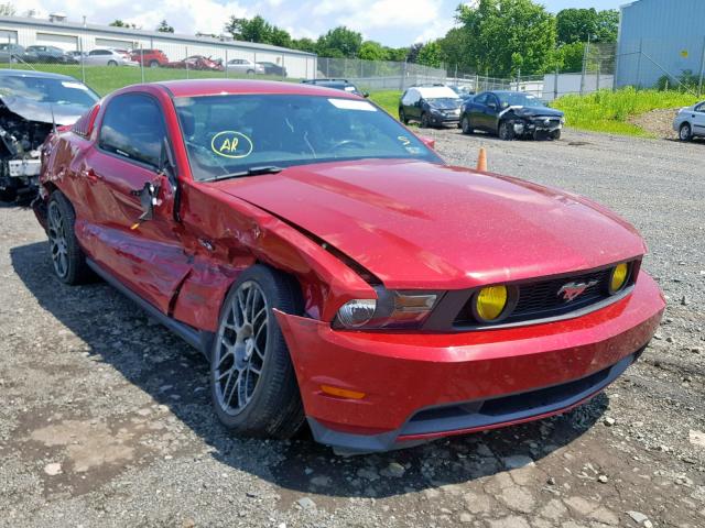 1ZVBP8CF6C5218211 - 2012 FORD MUSTANG GT RED photo 1