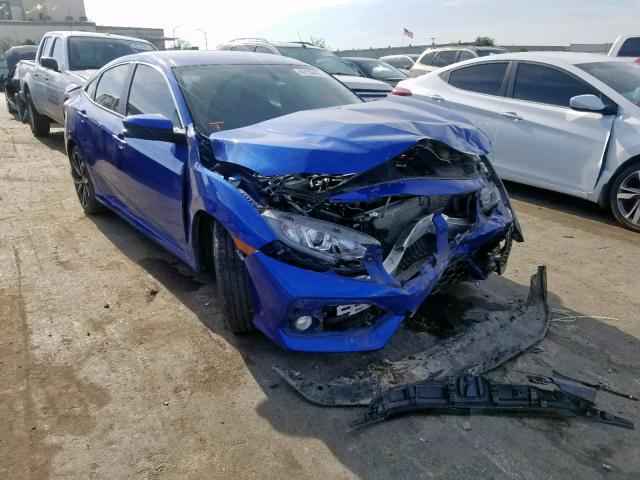 2HGFC1E59HH703794 - 2017 HONDA CIVIC SI BLUE photo 1