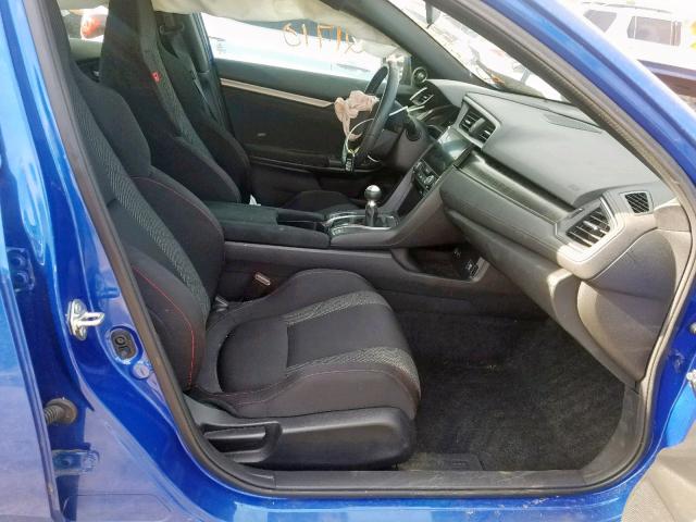 2HGFC1E59HH703794 - 2017 HONDA CIVIC SI BLUE photo 5