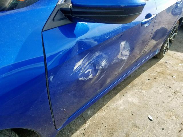 2HGFC1E59HH703794 - 2017 HONDA CIVIC SI BLUE photo 9