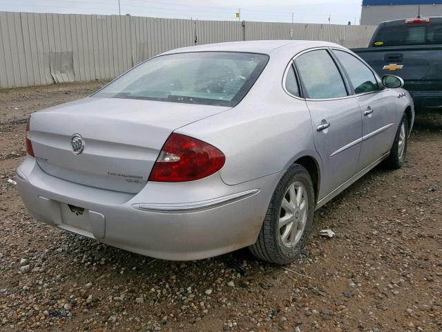 2G4WD532451347055 - 2005 BUICK LACROSSE C SILVER photo 4