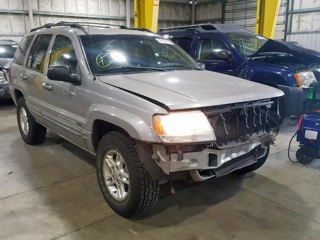 1J4GW58N5YC375218 - 2000 JEEP GRAND CHER GRAY photo 1