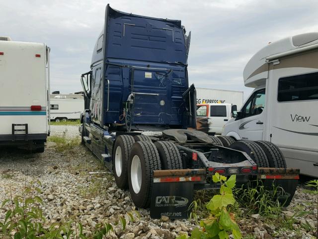 4V4N99EH9EN173125 - 2014 VOLVO VN VNL BLUE photo 3