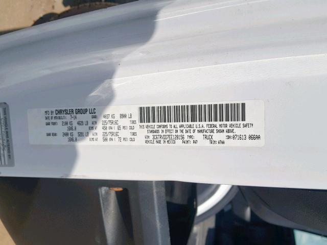 3C6TRVDD7EE128156 - 2014 RAM PROMASTER 白色 照片 10