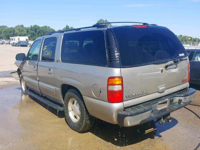 3GKFK16Z12G361854 - 2002 GMC YUKON XL K BEIGE photo 3