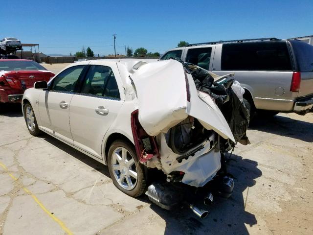 1G6DW677350184544 - 2005 CADILLAC STS WHITE photo 3