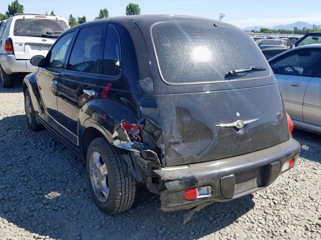 3C4FY48BX5T618856 - 2005 CHRYSLER PT CRUISER BLACK photo 3