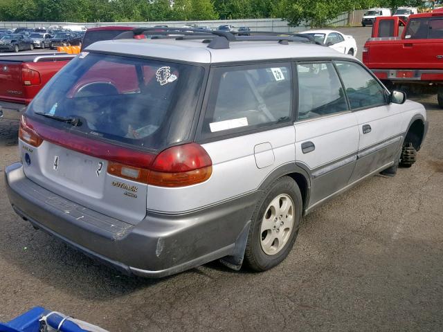 4S3BG6851X7647144 - 1999 SUBARU LEGACY OUT SILVER photo 4