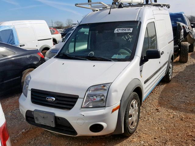 NM0LS7BN4DT136268 - 2013 FORD TRANSIT CO WHITE photo 2