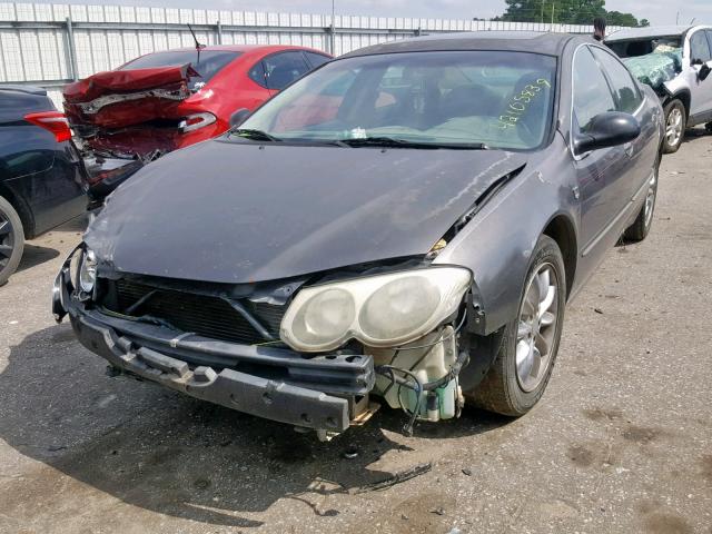 2C3AE66G84H616399 - 2004 CHRYSLER 300M GRAY photo 2