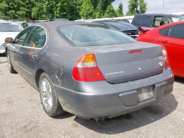 2C3AE66G84H616399 - 2004 CHRYSLER 300M GRAY photo 3