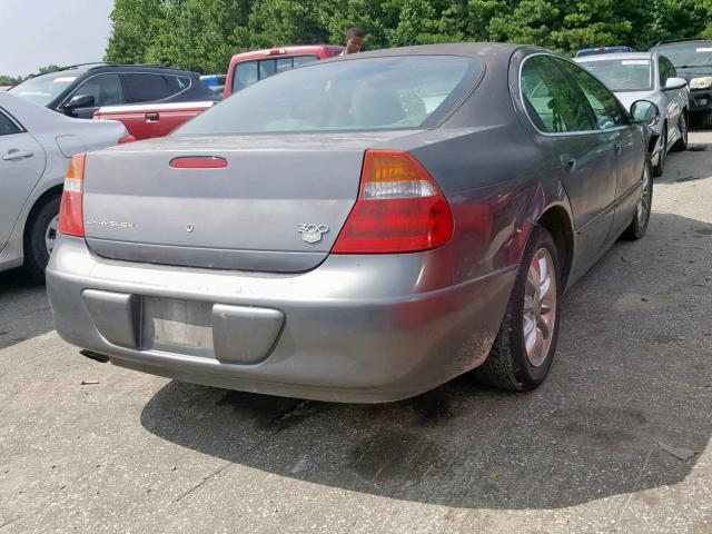 2C3AE66G84H616399 - 2004 CHRYSLER 300M GRAY photo 4